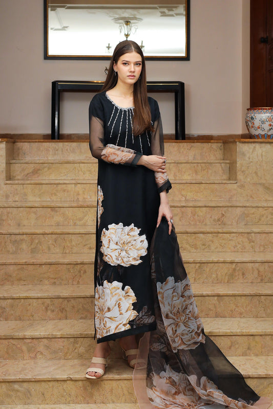 Mirabella Hand Embellished Long Dress